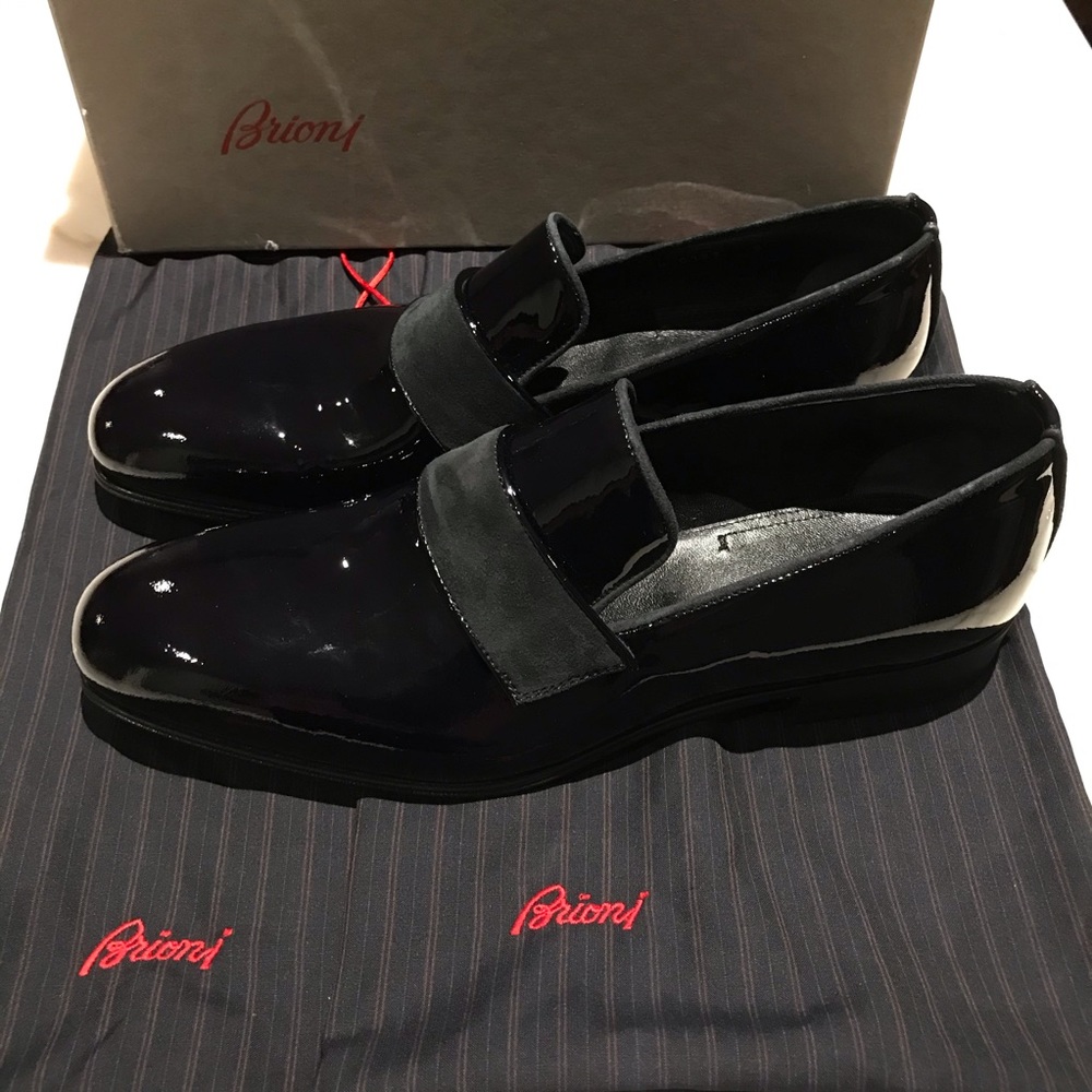 BRIONI tuxedo loafers *NWT*